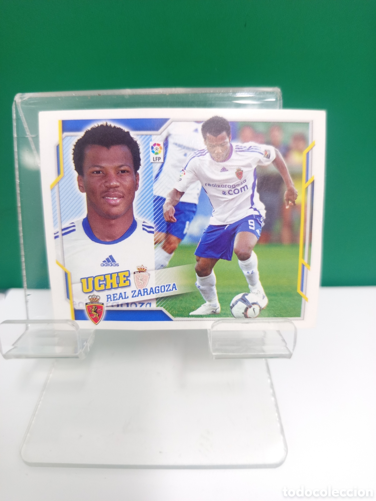 Cromos de f&uacute;tbol: ❇️ CROMO ⚽ UCHE ZARAGOZA LIGA 10 11 2010 2011 ESTE PANINI SIN PEGAR ❇️
