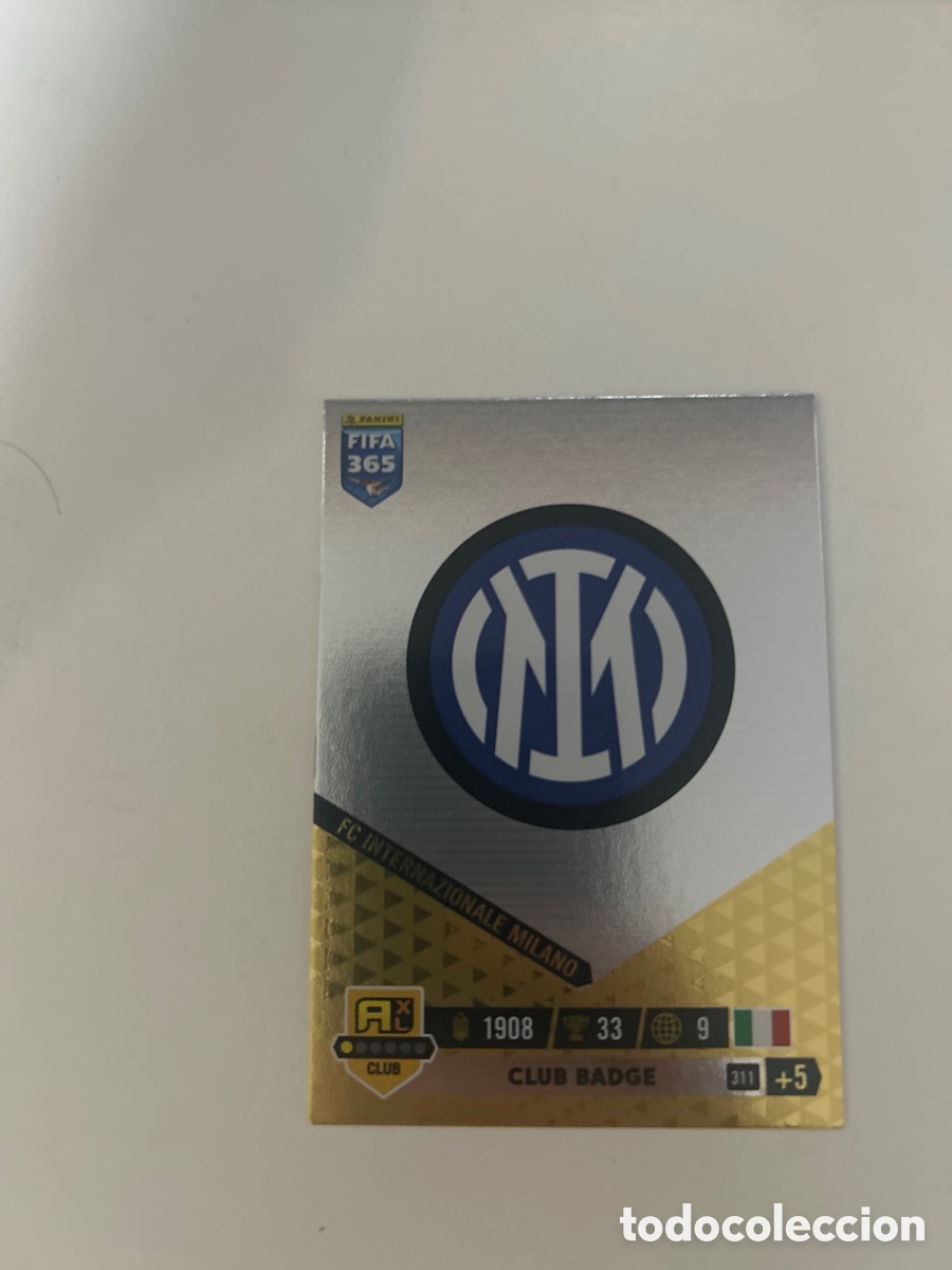 Cromos de f&uacute;tbol: Escudo Inter de Mil&aacute;n FIFA 365 2023 (311)