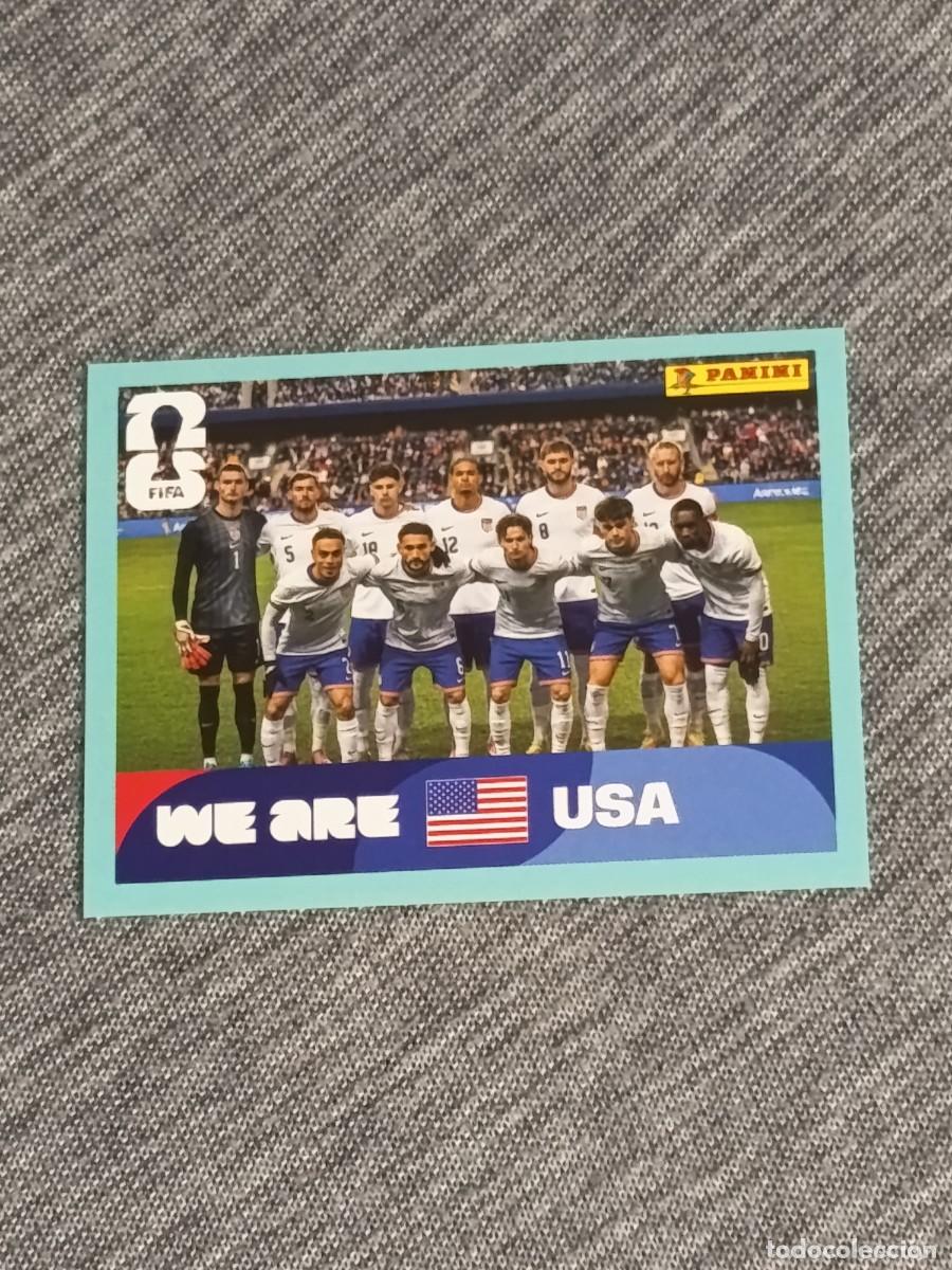 Cromos de f&uacute;tbol: ALINEACION ESTADOS UNIDOS USA 13 STICKER MUNDIAL 2026 PANINI FIFA WORLD CUP NUEVO