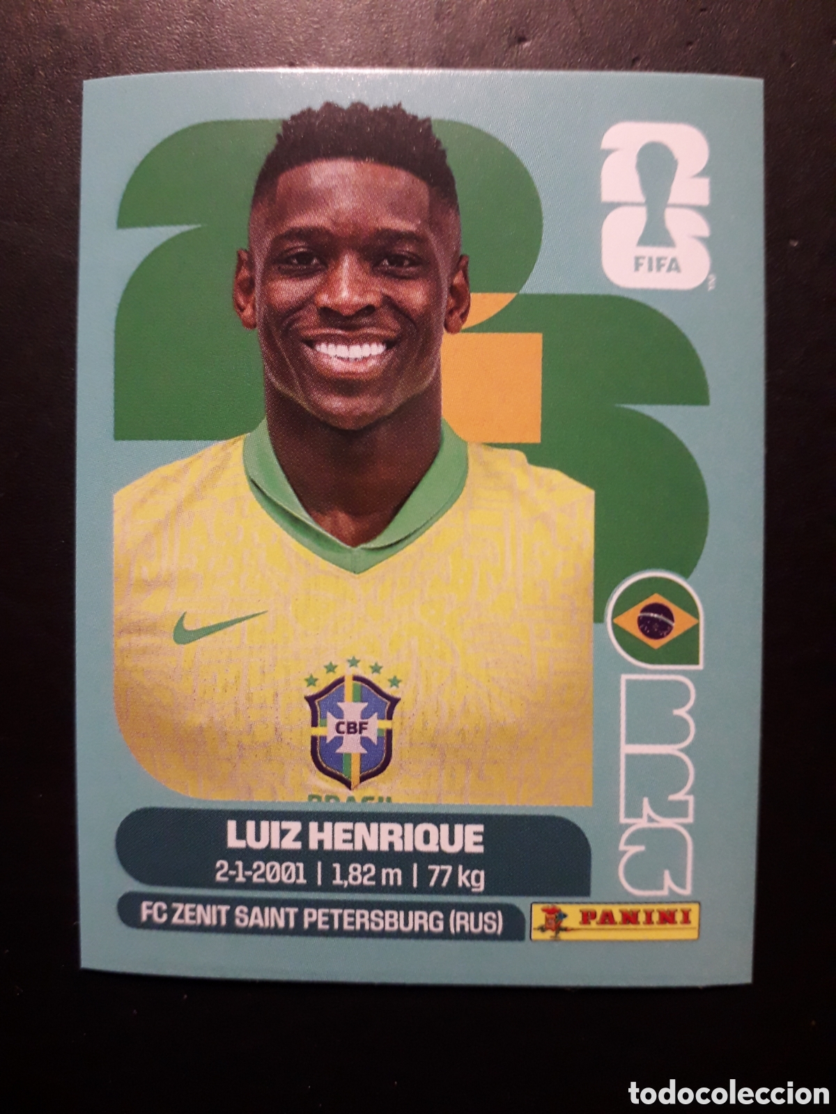 Cromos de f&uacute;tbol: LUIZ ENRIQUE BRASIL BRA 12 MUNDIAL F&Uacute;TBOL 2026 FIFA WORLD CUP PANINI SIN PEGAR PEDIDO M&Iacute;NIMO 3&euro;