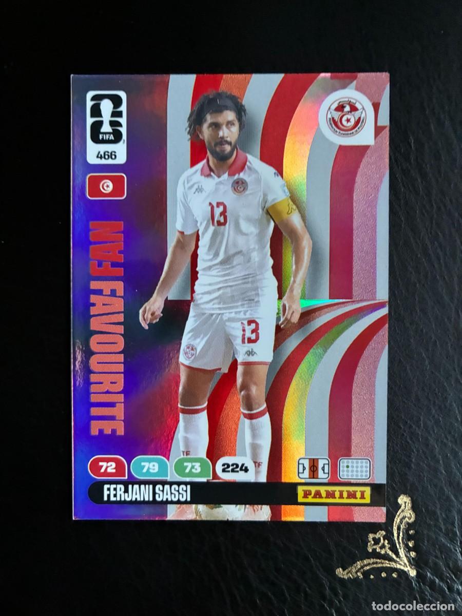 Cromos de f&uacute;tbol: 466 FERJANI SASSI FAN FAVOURITE TUNEZ FIFA WORLD CUP ADRENALYN MUNDIAL 2026 26 PANINI
