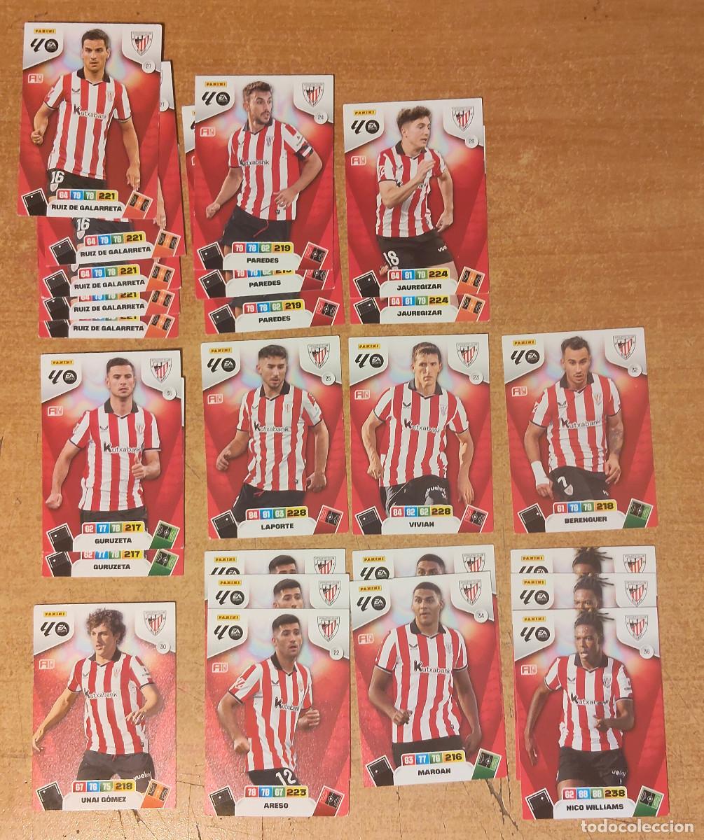 Cromos de f&uacute;tbol: lote 11 card diferent 24 cromos Posib Venta Individual Panini Adrenalyn XL - temporada 2025 - 2026