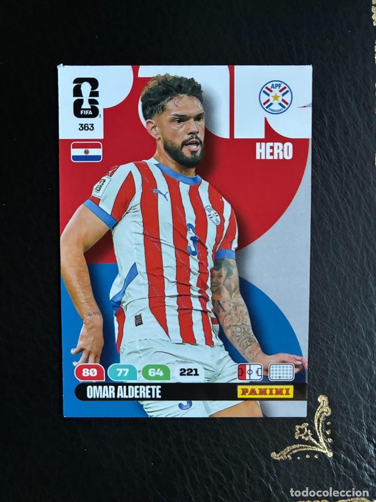 Cromos de f&uacute;tbol: 363 OMAR ALDERETE PARAGUAY FIFA WORLD CUP ADRENALYN MUNDIAL 2026 26 PANINI