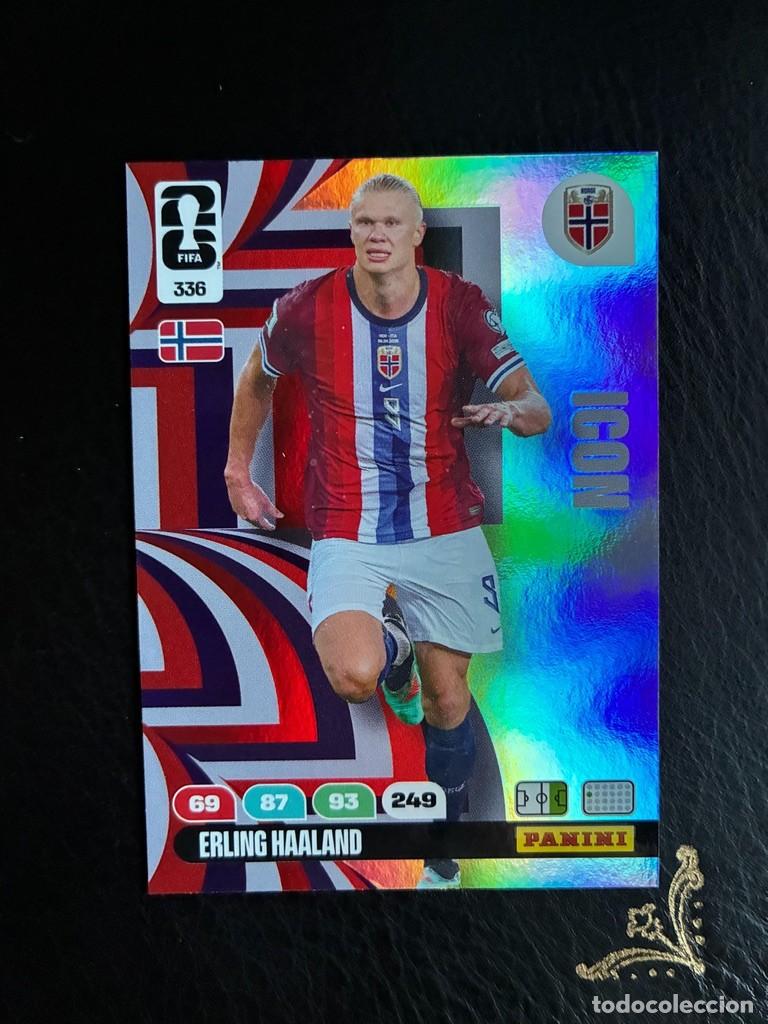 Cromos de f&uacute;tbol: 336 ERLING HAALAND ICON NORUEGA FIFA WORLD CUP ADRENALYN MUNDIAL 2026 26 PANINI