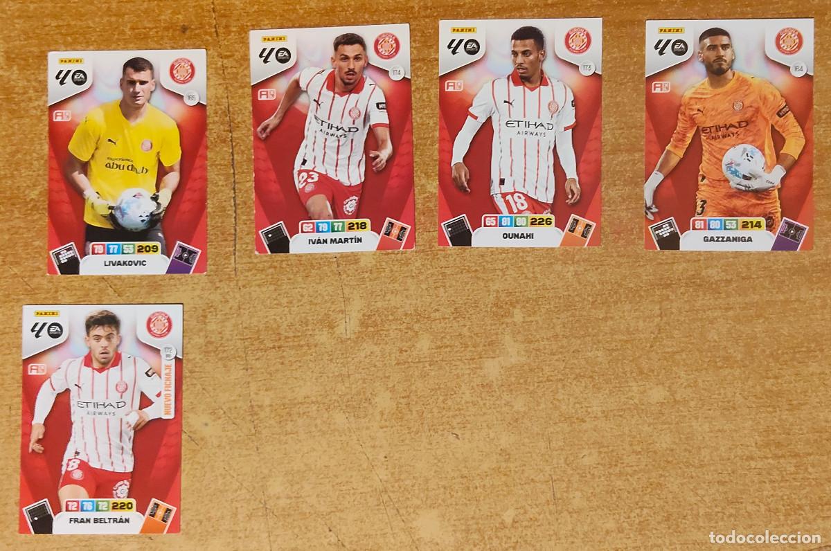 Cromos de f&uacute;tbol: lote Girona FC 5 cromos - Panini Adrenalyn XL - temp 2025 - 2026
