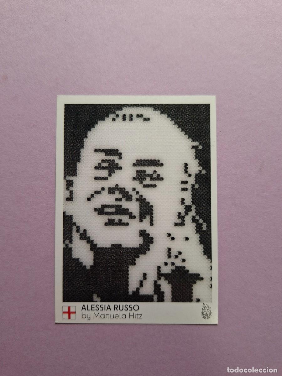 Cromos de f&uacute;tbol: 224 ALEXIA RUSSO ENGLAND DISE&Ntilde;O BY MANUELA HITZ ARTISTIC FOOTBALL WOMEN'S EUROCOPA EURO 2025
