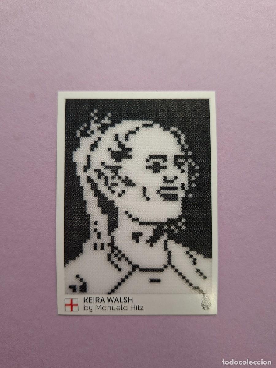 Cromos de f&uacute;tbol: 220 KEIRA WALSH ENGLAND DISE&Ntilde;O BY MANUELA HITZ ARTISTIC FOOTBALL WOMEN'S EUROCOPA EURO 2025