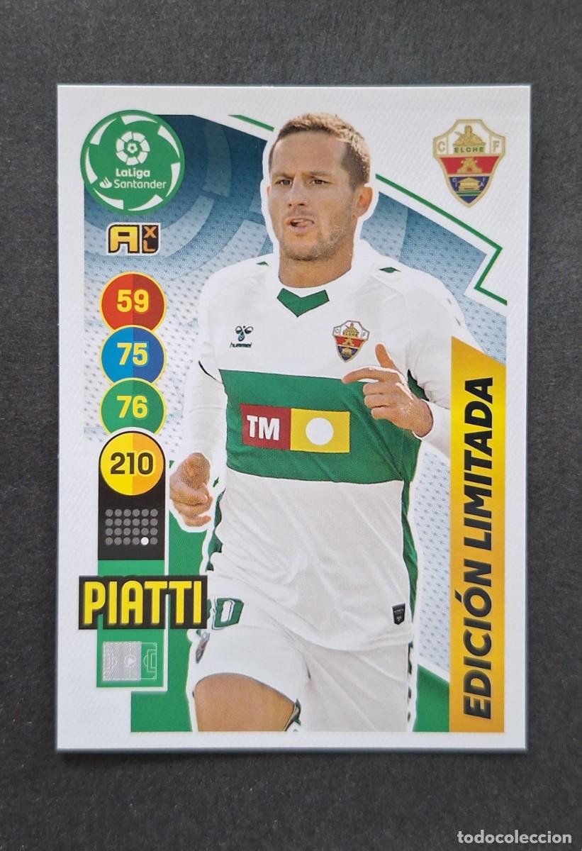 Cromos de f&uacute;tbol: L1 PIATTI ELCHE C. F. EDICION LIMITADA PANINI ADRENALYN XL 2020 2021 20 21