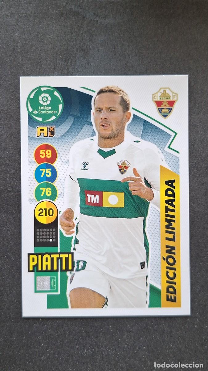 Cromos de f&uacute;tbol: L1 PIATTI ELCHE C. F. EDICION LIMITADA PANINI ADRENALYN XL 2020 2021 20 21