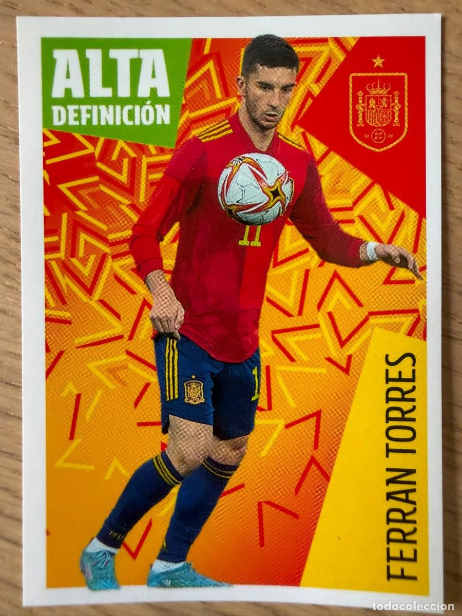 Cromos de f&uacute;tbol: 38 FERRAN TORRES LOS IDOLOS DE LA ROJA CRACKS CARREFOUR ESPA&Ntilde;A MUNDIAL 2022 22 SIN PEGAR PANINI