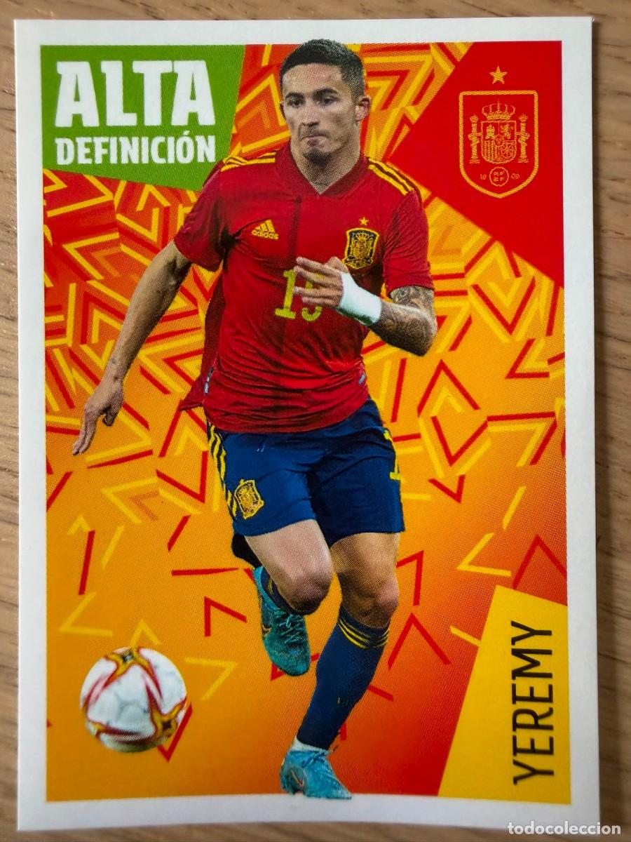 Cromos de f&uacute;tbol: 39 YEREMI PINO LOS IDOLOS DE LA ROJA CRACKS CARREFOUR ESPA&Ntilde;A MUNDIAL 2022 22 SIN PEGAR PANINI