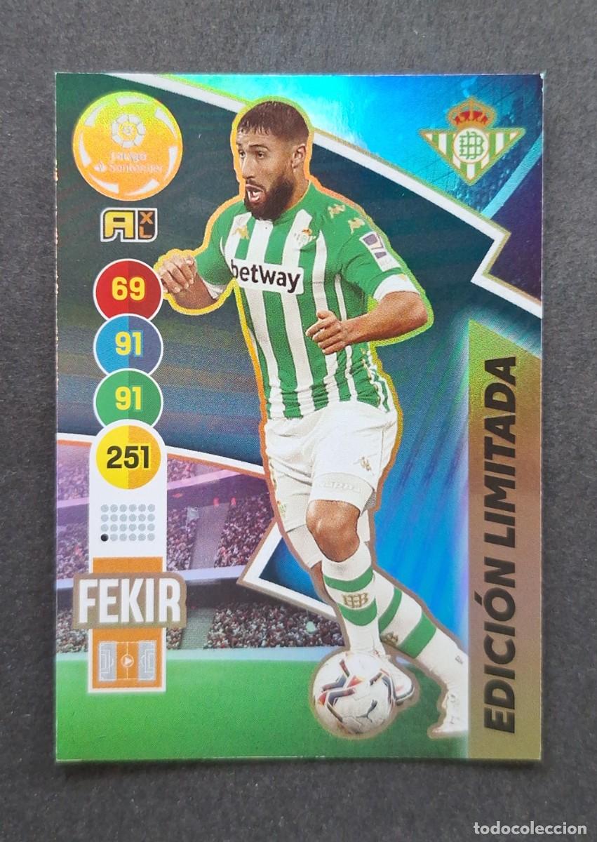 Cromos de f&uacute;tbol: L1 FEKIR REAL BETIS EDICION LIMITADA PANINI ADRENALYN XL 2020 2021 20 21