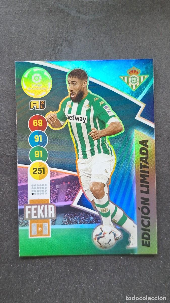 Cromos de f&uacute;tbol: L1 FEKIR REAL BETIS EDICION LIMITADA PANINI ADRENALYN XL 2020 2021 20 21