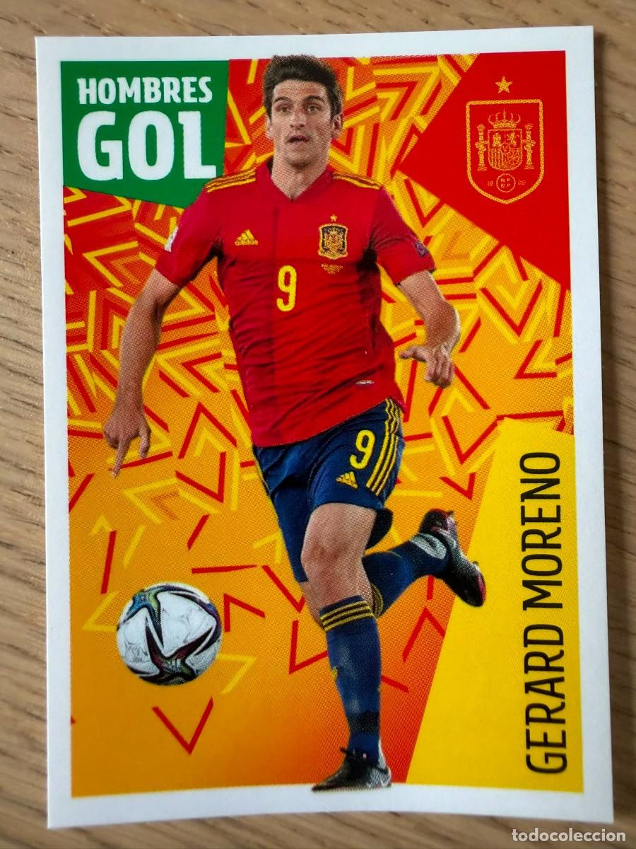 Cromos de f&uacute;tbol: 40 GERARD MORENO LOS IDOLOS DE LA ROJA CRACKS CARREFOUR ESPA&Ntilde;A MUNDIAL 2022 22 SIN PEGAR PANINI