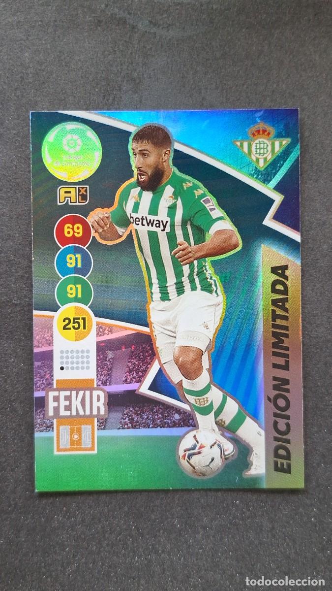 Cromos de f&uacute;tbol: L1 FEKIR REAL BETIS EDICION LIMITADA PANINI ADRENALYN XL 2020 2021 20 21
