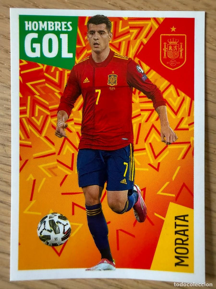 Cromos de f&uacute;tbol: 43 MORATA LOS IDOLOS DE LA ROJA CRACKS CARREFOUR ESPA&Ntilde;A MUNDIAL 2022 22 SIN PEGAR PANINI