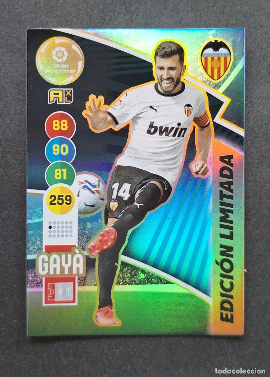 Cromos de f&uacute;tbol: L1 GAYA VALENCIA C. F. EDICION LIMITADA PANINI ADRENALYN XL 2020 2021 20 21