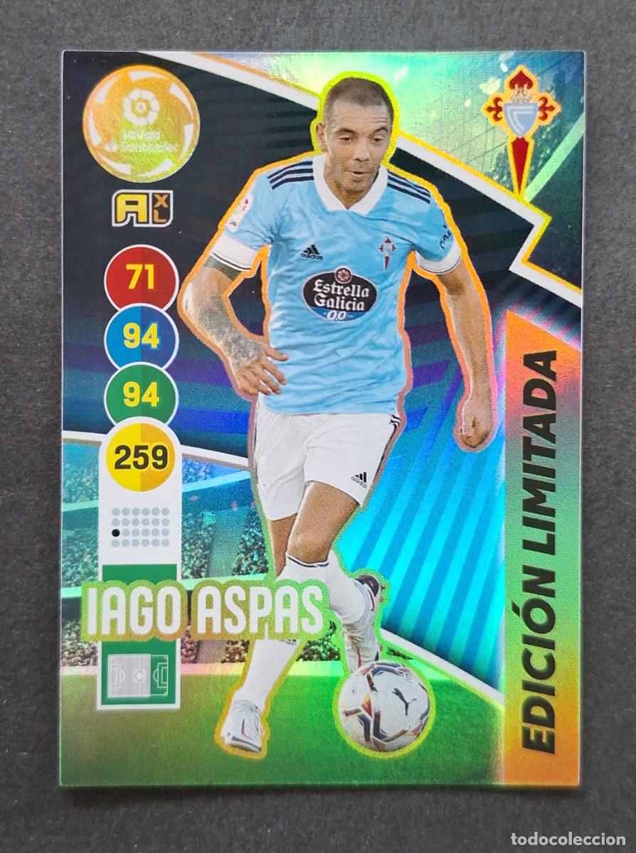 Cromos de f&uacute;tbol: L1 IAGO ASPAS CELTA DE VIGO EDICION LIMITADA PANINI ADRENALYN XL 2020 2021 20 21