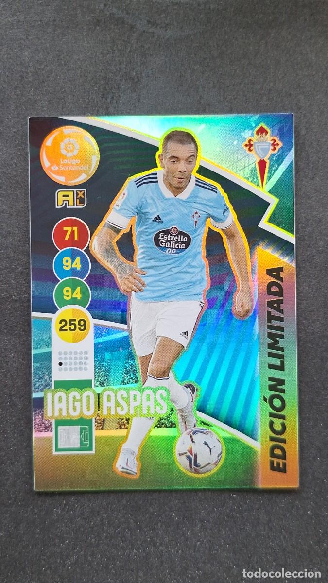 Cromos de f&uacute;tbol: L1 IAGO ASPAS CELTA DE VIGO EDICION LIMITADA PANINI ADRENALYN XL 2020 2021 20 21