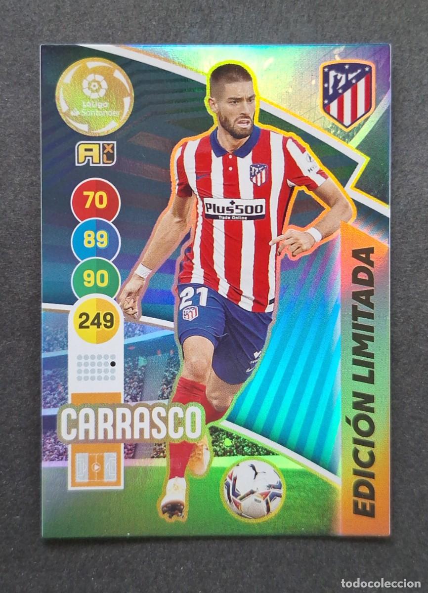 Cromos de f&uacute;tbol: L1 CARRASCO ATLETICO DE MADRID EDICION LIMITADA PANINI ADRENALYN XL 2020 2021 20 21