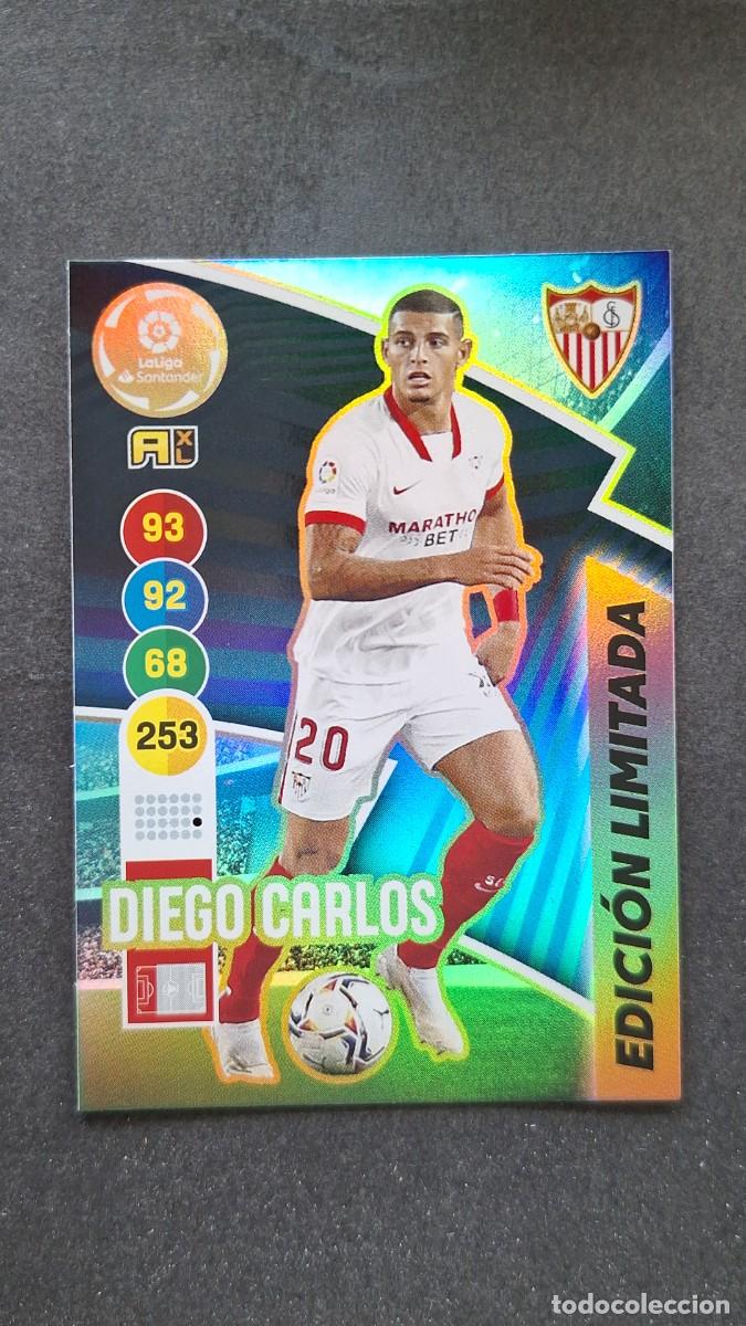 Cromos de f&uacute;tbol: L1 DIEGO CARLOS SEVILLA F. C. EDICION LIMITADA PANINI ADRENALYN XL 2020 2021 20 21
