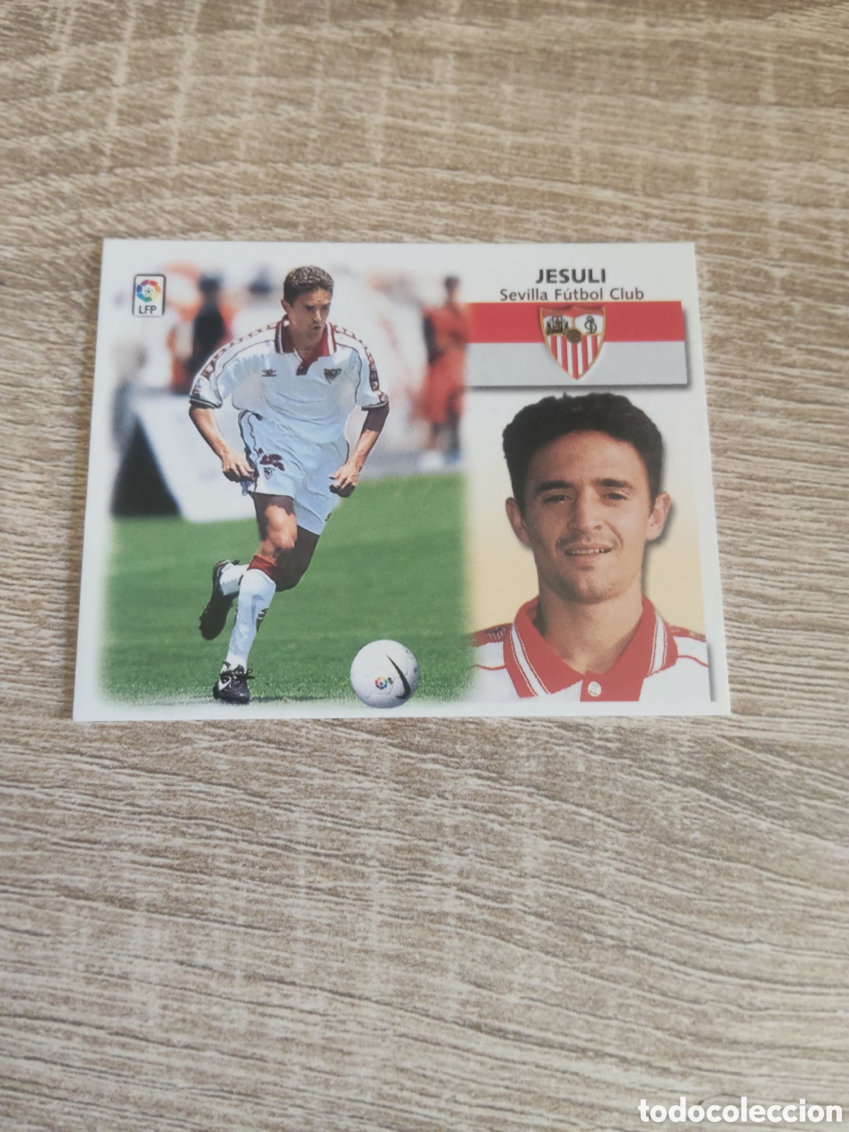 Cromos de f&uacute;tbol: Jesuli Sevilla liga 1999 2000 99 00 ediciones este