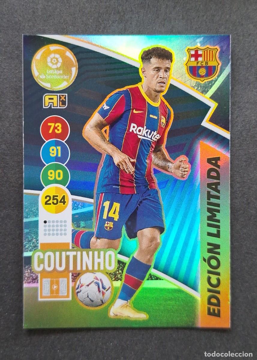 Fu&szlig;ball-Sticker: L1 COUTINHO F. C. BARCELONA EDICION LIMITADA PANINI ADRENALYN XL 2020 2021 20 21