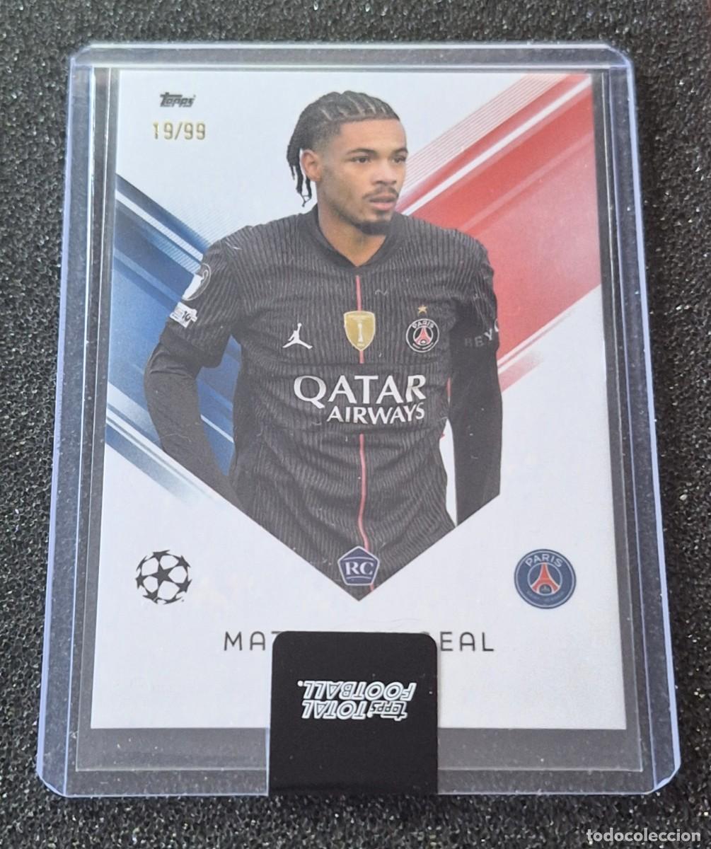 Fu&szlig;ball-Sticker: Mathis Jangeal Paris Saint-Germain PSG Topps Total Football 19/99 Rookie RC