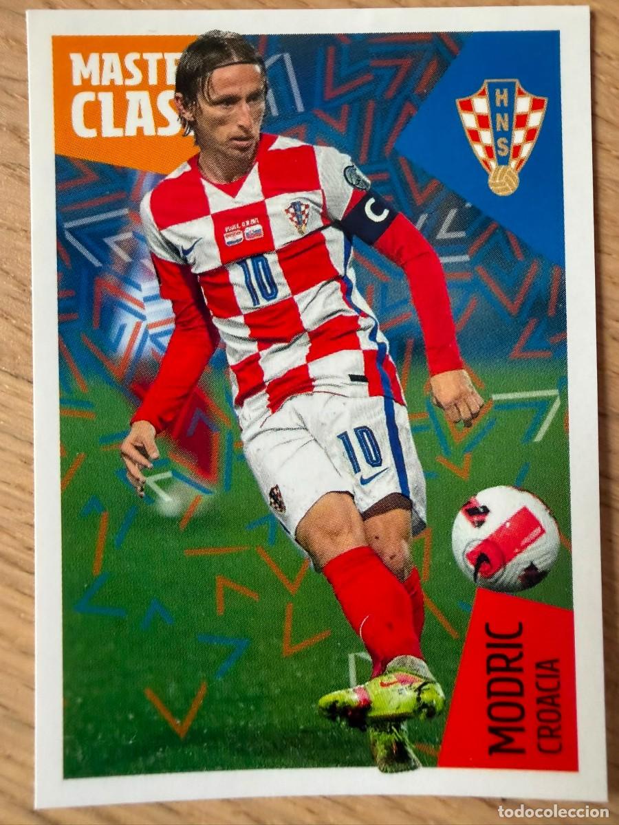 Fu&szlig;ball-Sticker: 62 LUKA MODRIC LOS IDOLOS DE LA ROJA CRACKS CARREFOUR ESPA&Ntilde;A MUNDIAL 2022 22 SIN PEGAR PANINI
