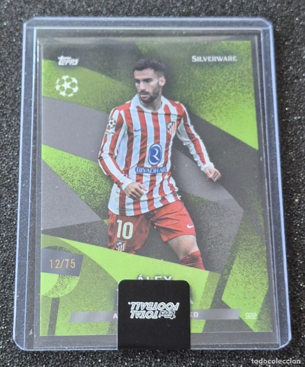 Fu&szlig;ball-Sticker: Alex Baena Atletico de Madrid Topps Total Football 12/75 Green Silverware