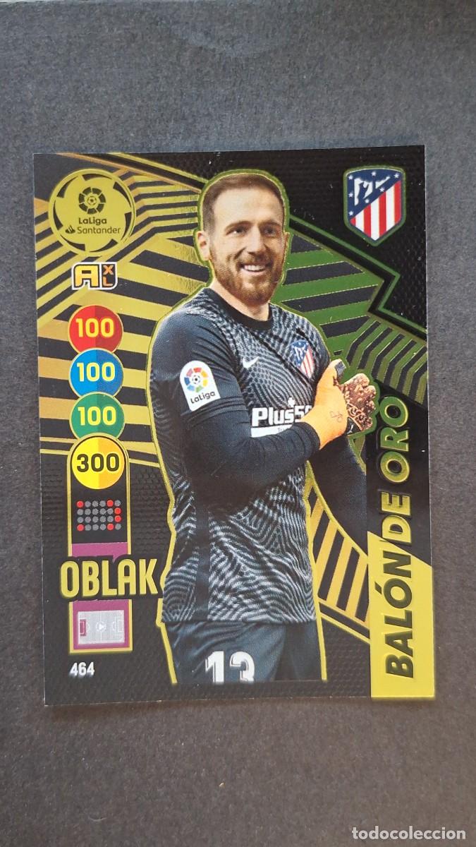 Fu&szlig;ball-Sticker: L1 OBLAK ATLETICO DE MADRID 464 BALON DE ORO PANINI ADRENALYN XL 2020 2021 20 21