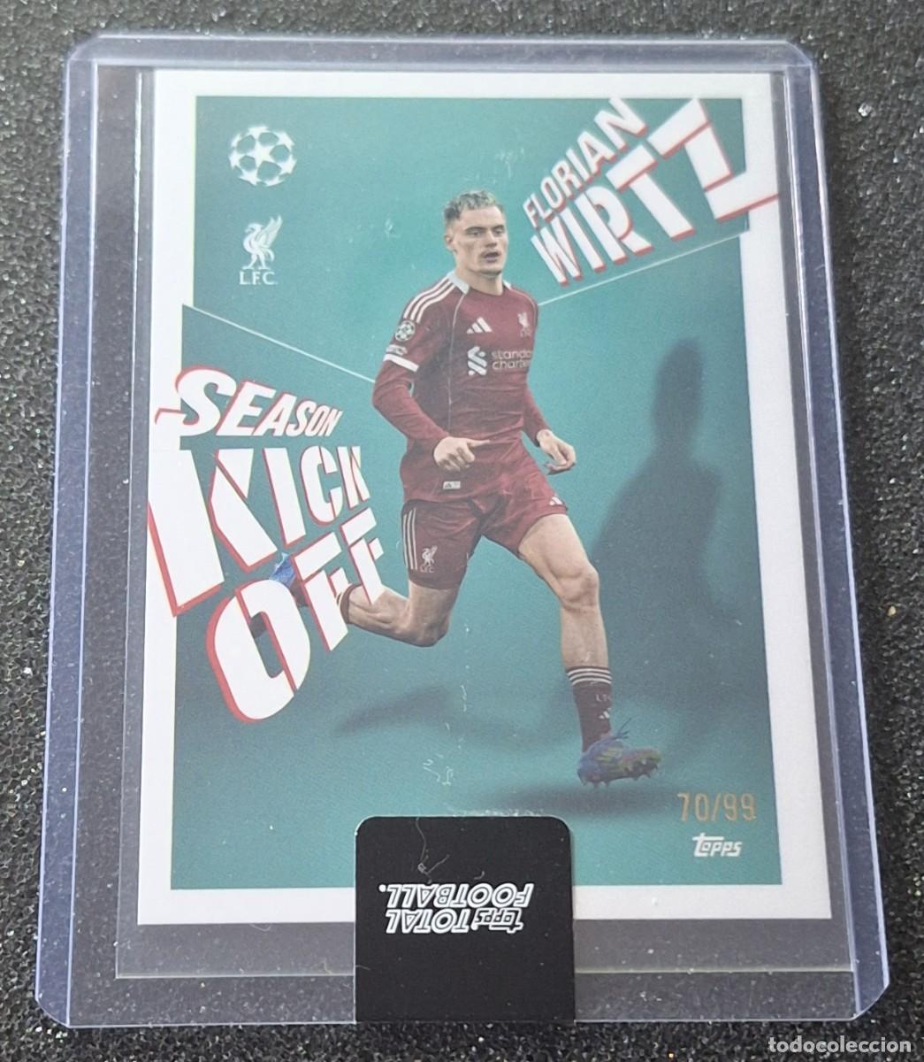 Cartes &agrave; collectionner de Football: Florian Wirtz Liverpool Topps Total Football 70/99 Season Kick Off