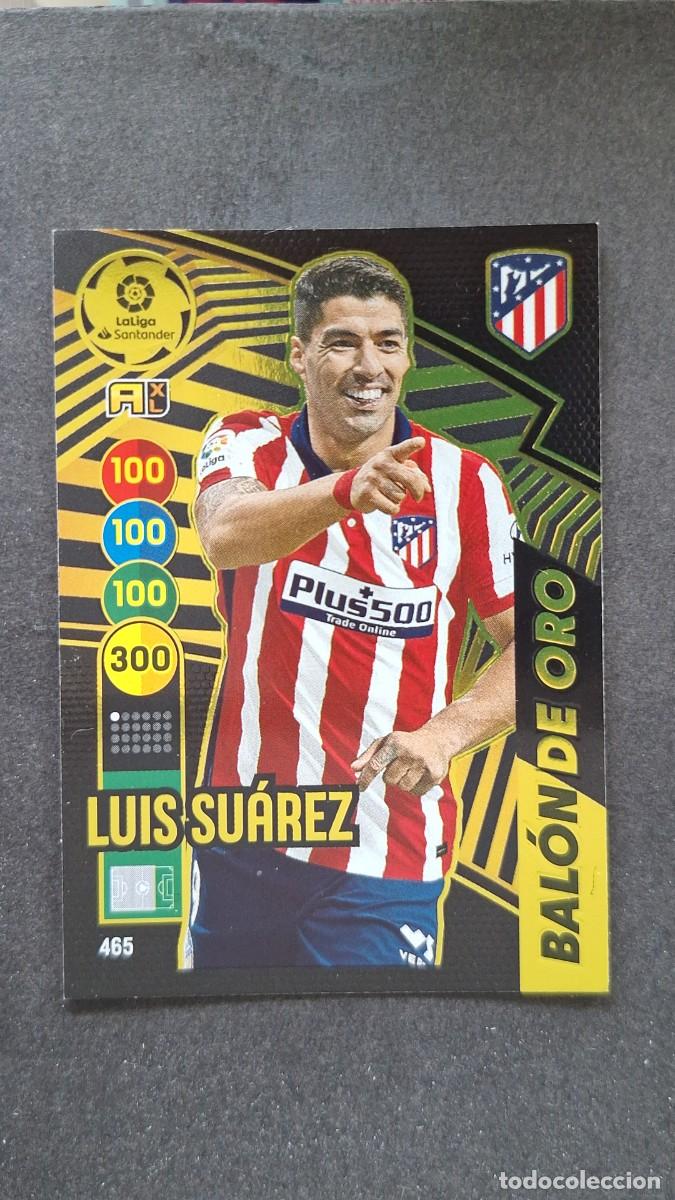 Cromos de f&uacute;tbol: L1 LUIS SUAREZ ATLETICO DE MADRID 465 BALON DE ORO PANINI ADRENALYN XL 2020 2021 20 21