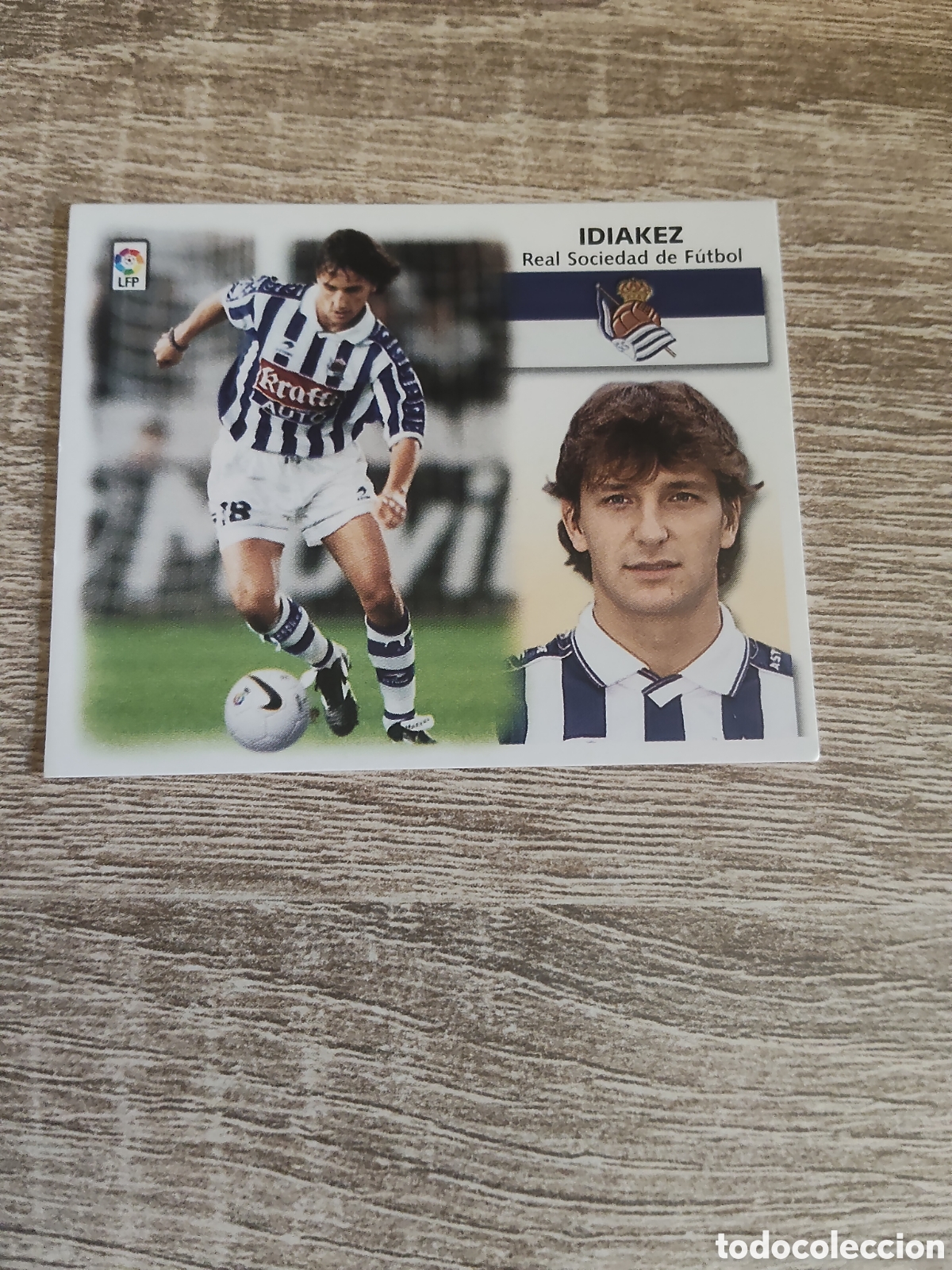 Cromos de f&uacute;tbol: Idiakez Real Sociedad liga 1999 2000 99 00 ediciones este