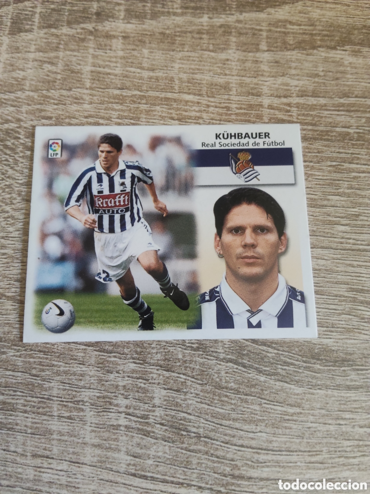 Cartes &agrave; collectionner de Football: Kuhbauer Real Sociedad liga 1999 2000 99 00 ediciones este