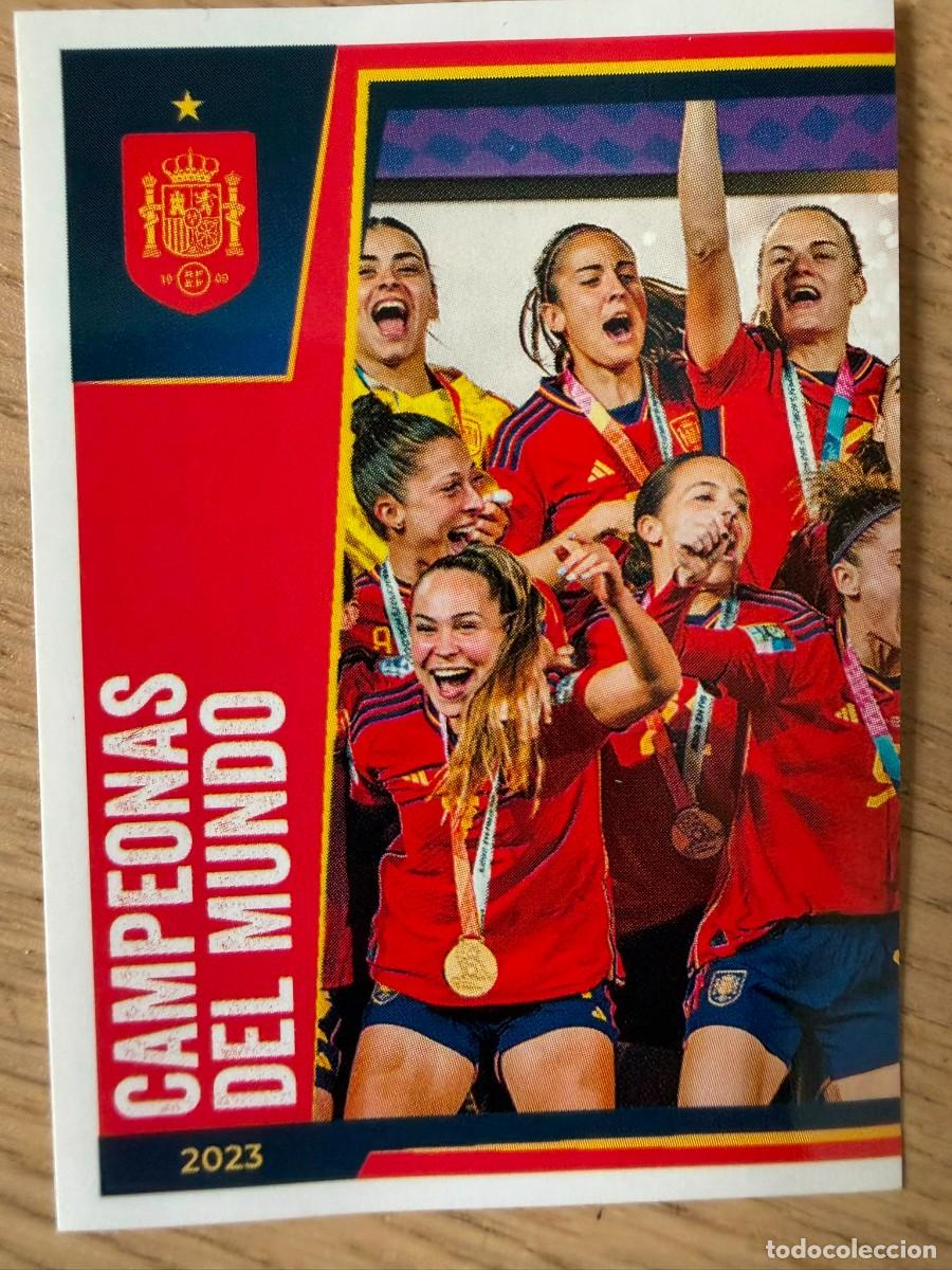 Football Stickers: 3 CAMPEONAS DEL MUNDO 2023 PARTE 1 VAMOS SELECCION CARREFOUR ESPA&Ntilde;A EURO 2024 24 SIN PEGAR PANINI