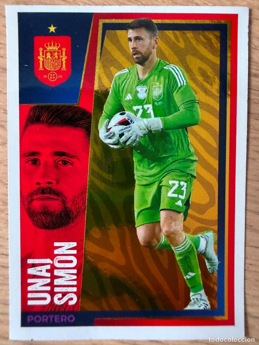 Football Stickers: 6 UNAI SIMON VAMOS SELECCION CARREFOUR ESPA&Ntilde;A EURO 2024 24 SIN PEGAR PANINI EUROCOPA STICKER