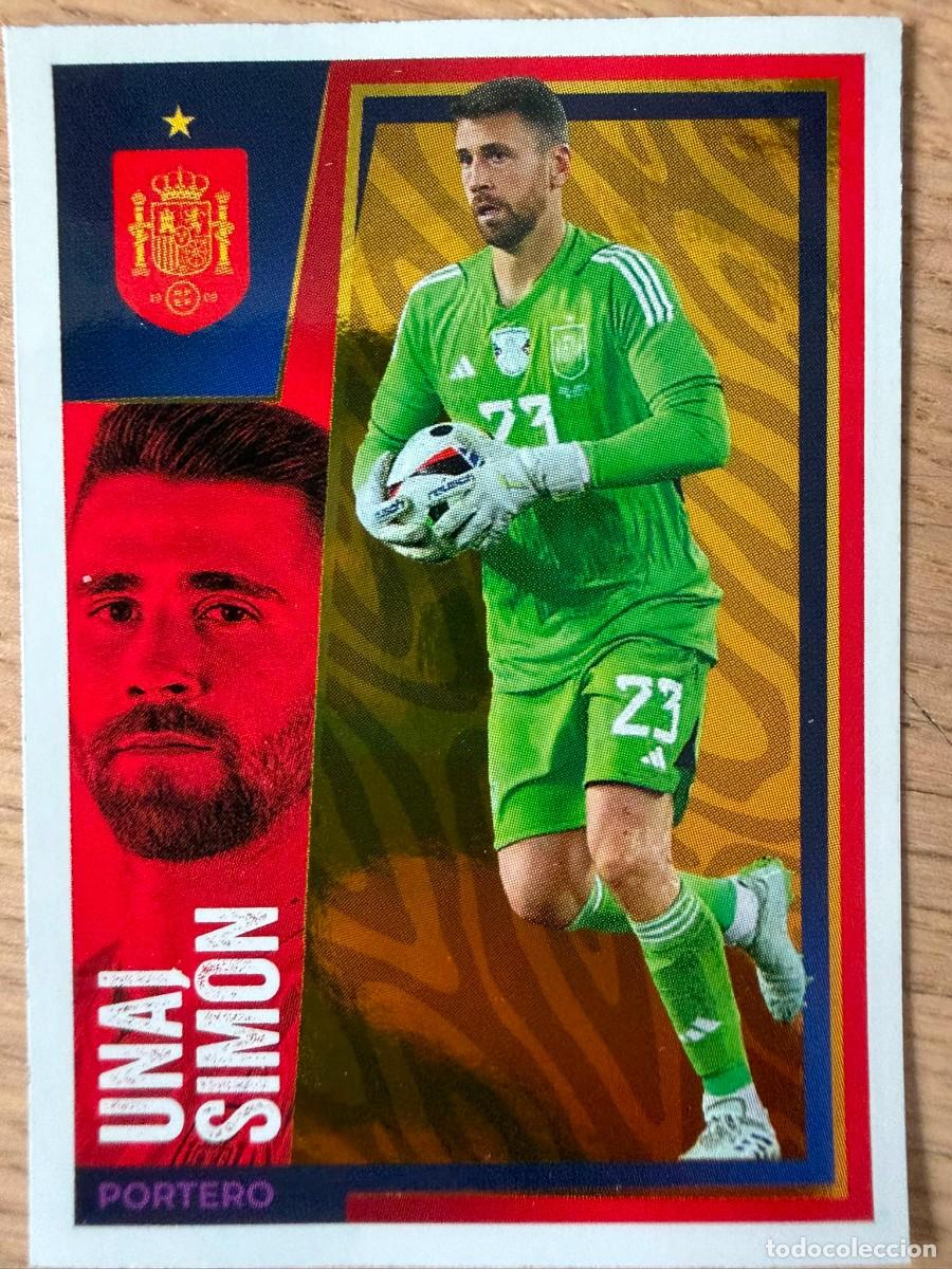 Cromos de Futebol: 6 UNAI SIMON VAMOS SELECCION CARREFOUR ESPA&Ntilde;A EURO 2024 24 SIN PEGAR PANINI EUROCOPA STICKER