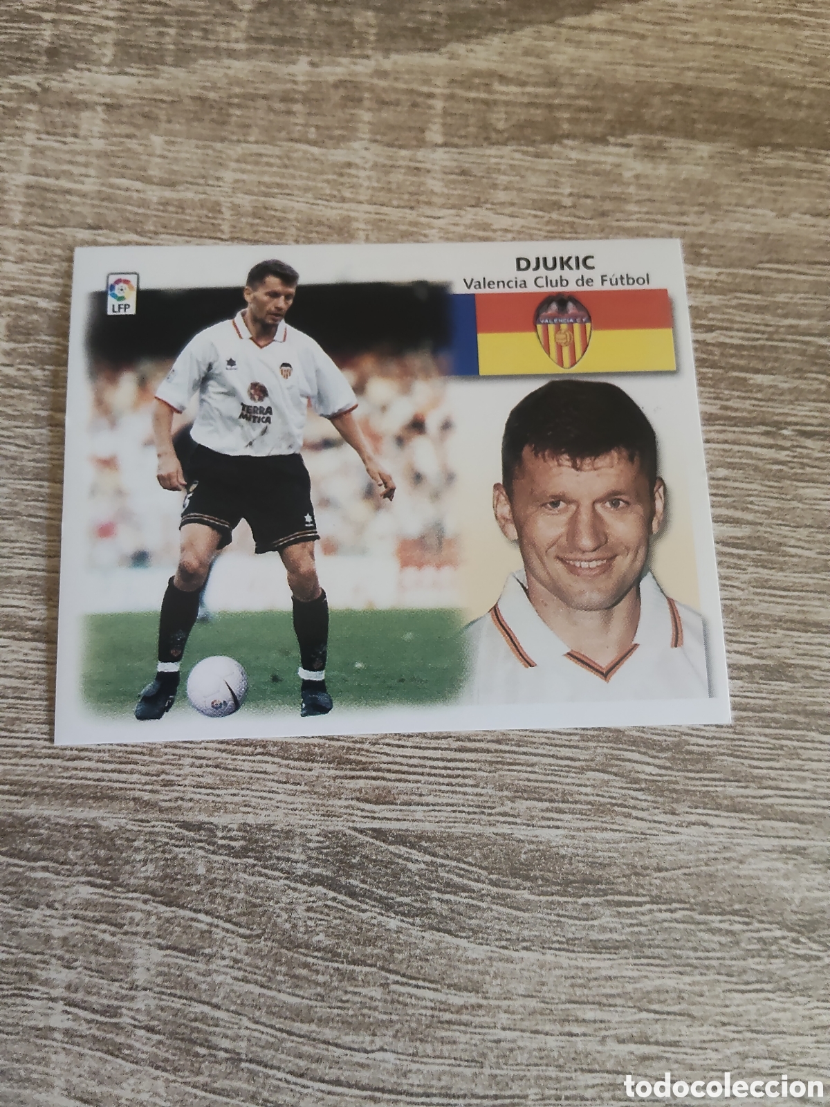 Cromos de f&uacute;tbol: Djukic Valencia liga 1999 2000 99 00 ediciones este