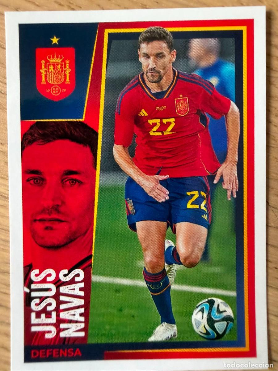 Cromos de f&uacute;tbol: 10 JESUS NAVAS VAMOS SELECCION CARREFOUR ESPA&Ntilde;A EURO 2024 24 SIN PEGAR PANINI EUROCOPA STICKER