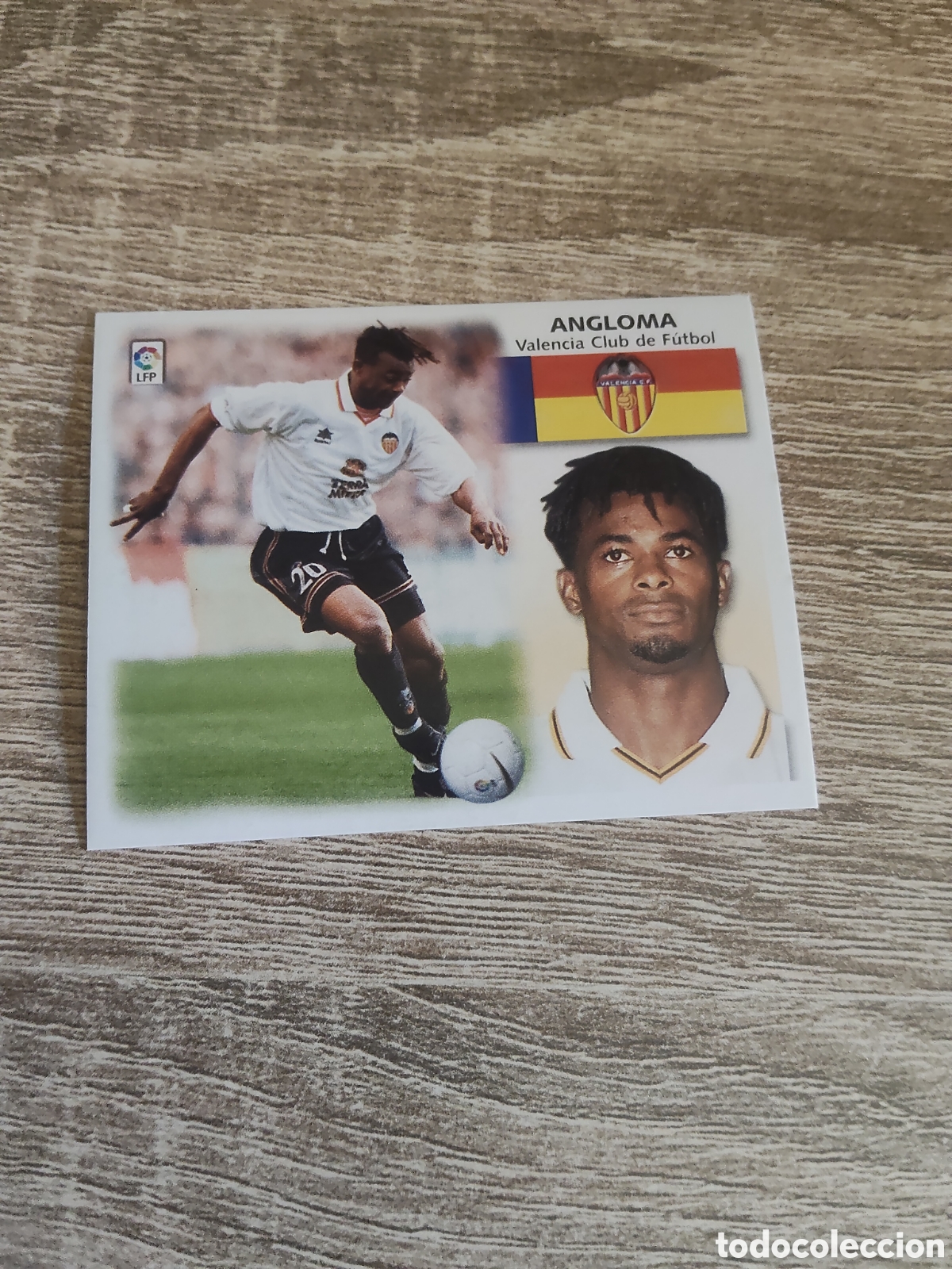 Cromos de f&uacute;tbol: Angloma Valencia liga 1999 2000 99 00 ediciones este