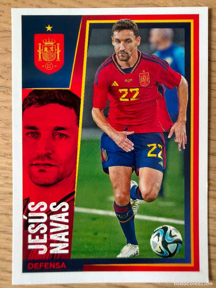 Cromos de f&uacute;tbol: 10 JESUS NAVAS VAMOS SELECCION CARREFOUR ESPA&Ntilde;A EURO 2024 24 SIN PEGAR PANINI EUROCOPA STICKER