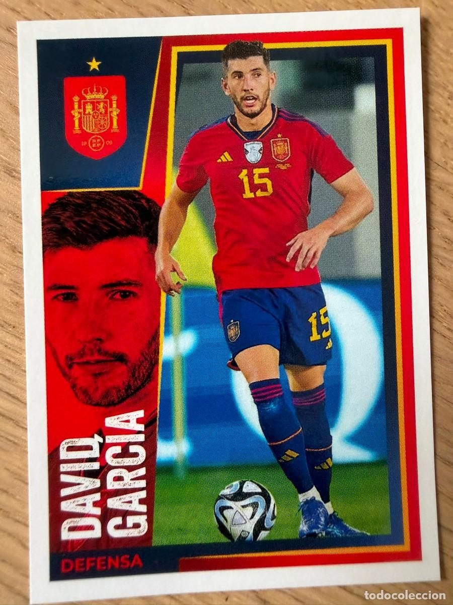 Cromos de f&uacute;tbol: 14 DAVID GARCIA VAMOS SELECCION CARREFOUR ESPA&Ntilde;A EURO 2024 24 SIN PEGAR PANINI EUROCOPA STICKER