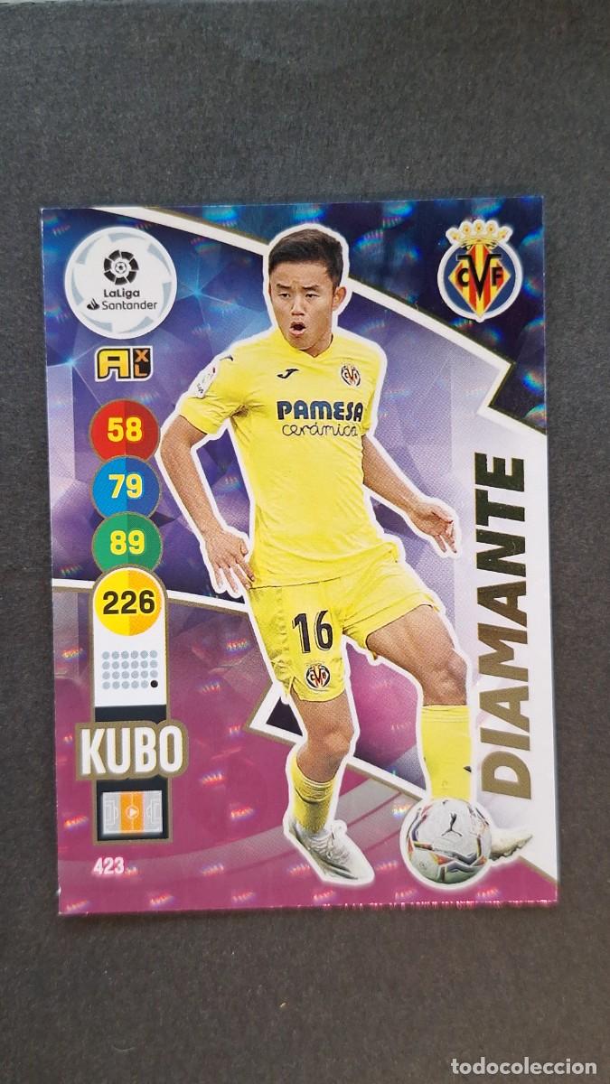 Cromos de f&uacute;tbol: L1 KUBO VILLARREAL C. F. 423 DIAMANTE PANINI ADRENALYN XL 2020 2021 20 21