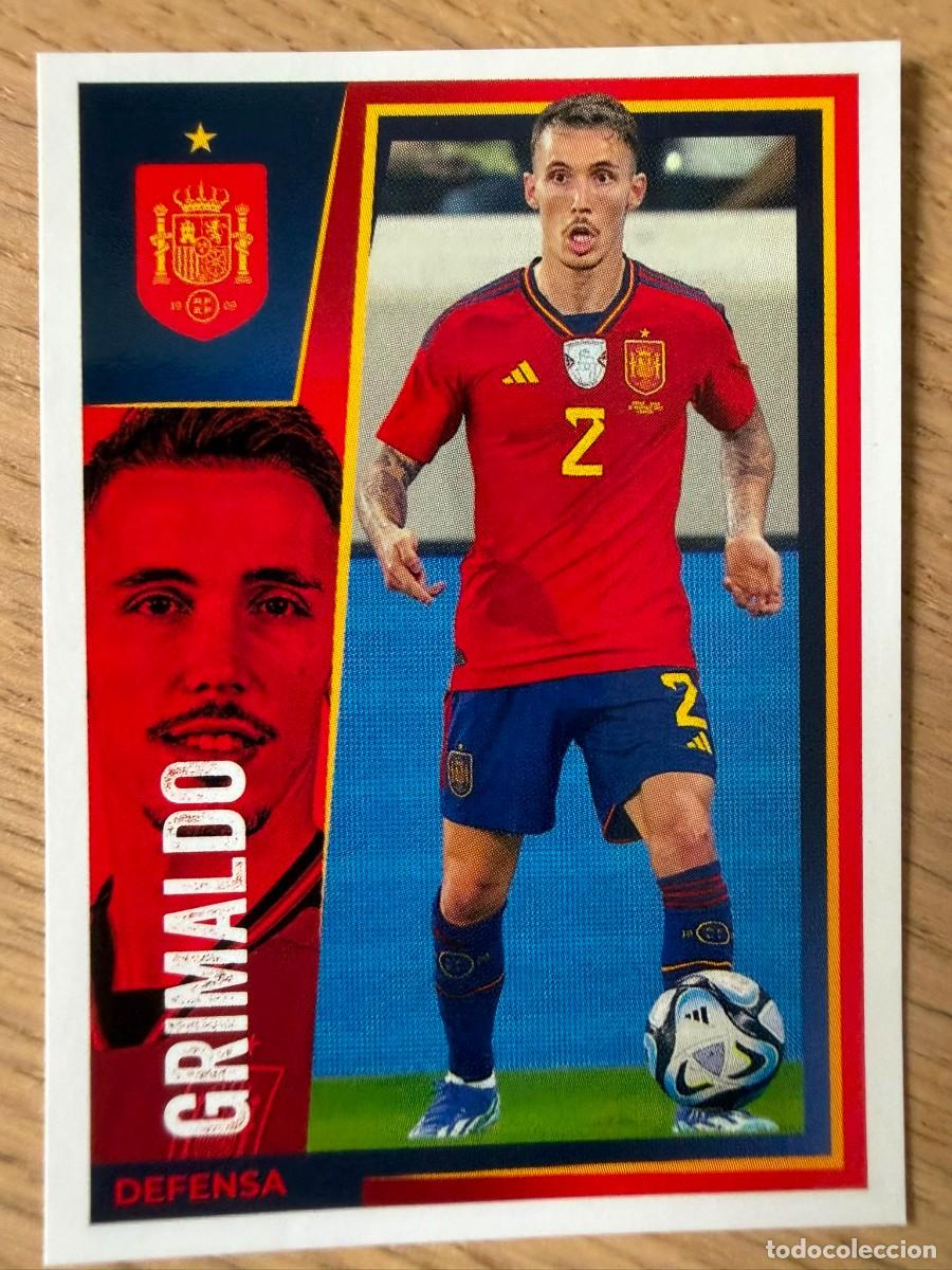Cromos de f&uacute;tbol: 18 GRIMALDO VAMOS SELECCION CARREFOUR ESPA&Ntilde;A EURO 2024 24 SIN PEGAR PANINI EUROCOPA STICKER