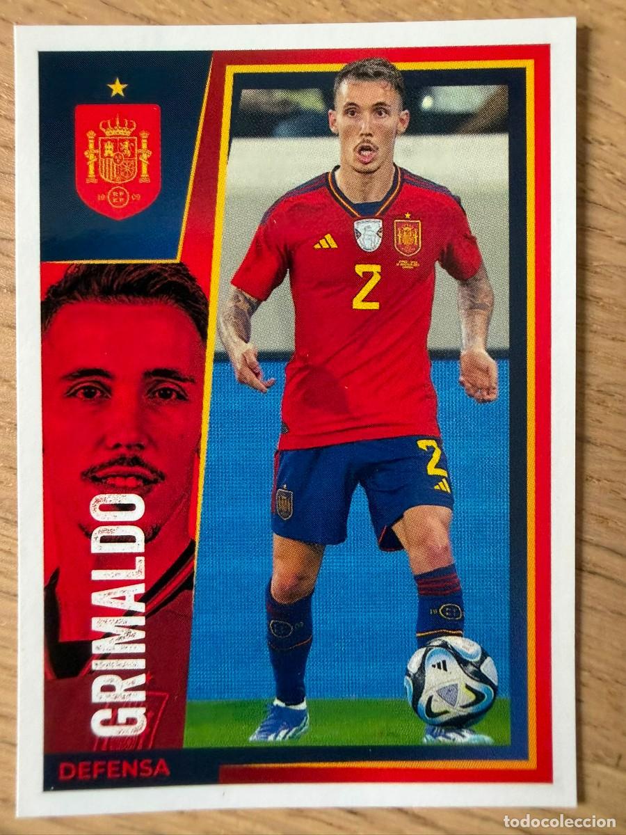 Cromos de f&uacute;tbol: 18 GRIMALDO VAMOS SELECCION CARREFOUR ESPA&Ntilde;A EURO 2024 24 SIN PEGAR PANINI EUROCOPA STICKER
