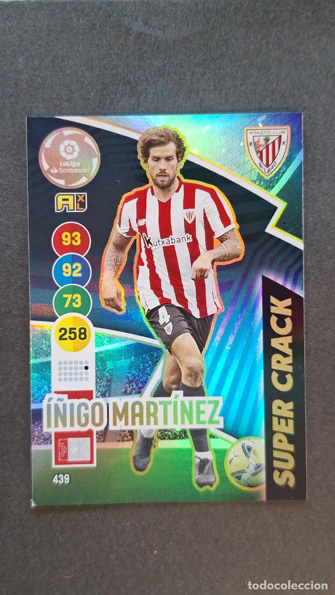 Cromos de f&uacute;tbol: L1 I&Ntilde;IGO MARTINEZ ATHLTIC CLUB DE BILBAO 439 SUPER CRACK PANINI ADRENALYN XL 2020 2021 20 21