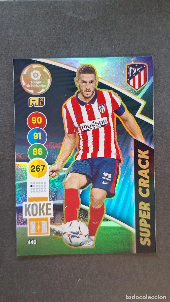 Cromos de f&uacute;tbol: L1 KOKE ATLETICO DE MADRID 440 SUPER CRACK PANINI ADRENALYN XL 2020 2021 20 21