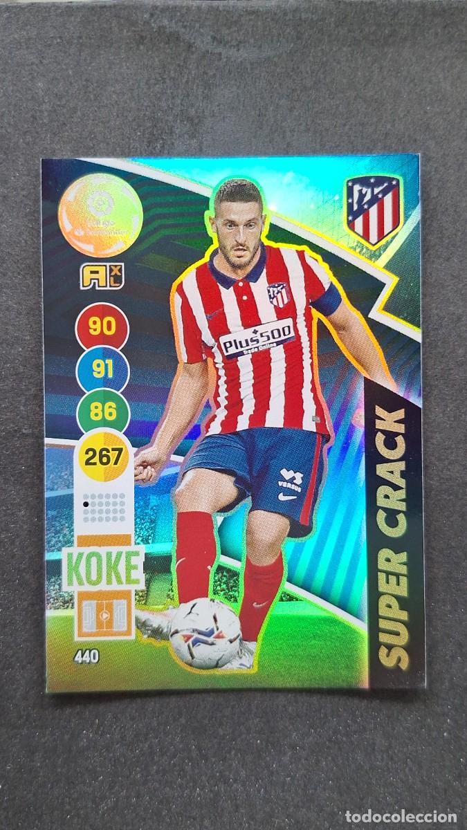 Cromos de f&uacute;tbol: L1 KOKE ATLETICO DE MADRID 440 SUPER CRACK PANINI ADRENALYN XL 2020 2021 20 21