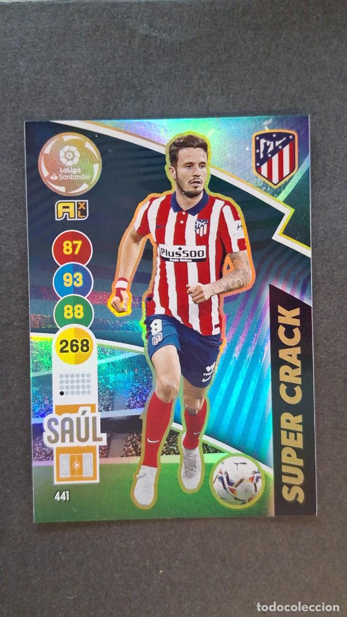 Cromos de f&uacute;tbol: L1 SAUL ATLETICO DE MADRID 441 SUPER CRACK PANINI ADRENALYN XL 2020 2021 20 21